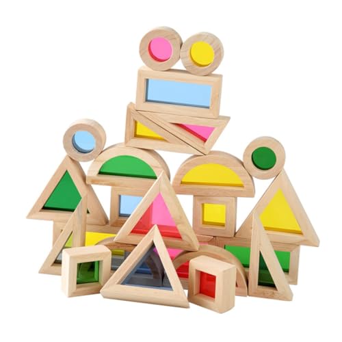 Gatuida 24 Stück Teiliges Holzbausteine Stapelbare Robuste Montessori Bauklötze Farbenfrohes Frühpädagogisches Lernspielzeug für Fördert Hand Auge Koordination und Formwahrnehmung Gatuida 24 Stück Teiliges Holzbausteine Stapelbare Robuste Montessori Bauklötze Farbenfrohes Frühpädagogisches Lernspielzeug für Fördert Hand Auge Koordination und Formwahrnehmung von Gatuida