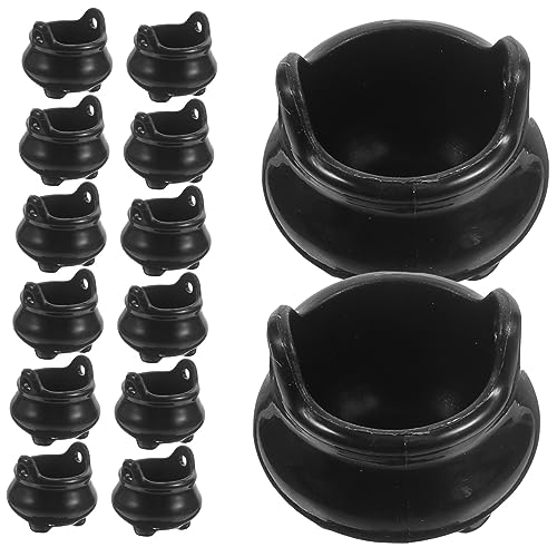 Gatuida 24 Stück Teiliges Mini aus Robustem Kunststoff Halloween Deko Miniatur für Puppenhäuser Vielseitige Party Charms Kompakt und Langlebig für Desktop Fensterbank Regale von Gatuida