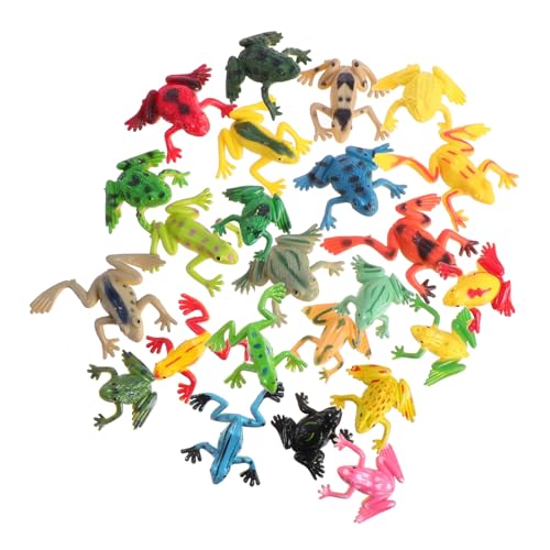 Gatuida 24 Stück Teiliges PVC Froschfiguren Miniaturmodelle Realistisch Bunt für Lernspielzeug und Dekoration Gatuida 24 Stück Teiliges PVC Froschfiguren Miniaturmodelle Realistisch Bunt für Lernspielzeug und Dekoration von Gatuida