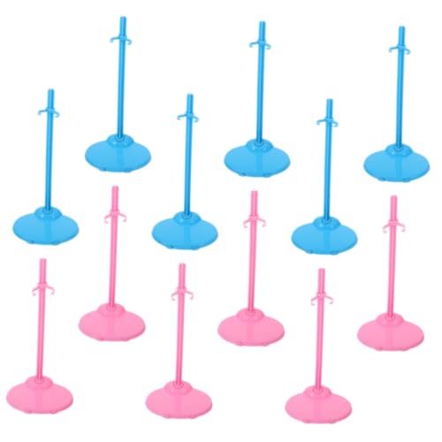 Gatuida 24 Stück Teiliges Puppenständer Stabile Doll Support Racks mit Flacher Basis Action Figure Halter in Blau und Puppenhalter für Mädchen Spielzeugdisplay Gatuida 24 Stück Teiliges Puppenständer Stabile Doll Support Racks mit Flacher Basis Action Figure Halter in Blau und Puppenhalter für Mädchen Spielzeugdisplay von Gatuida