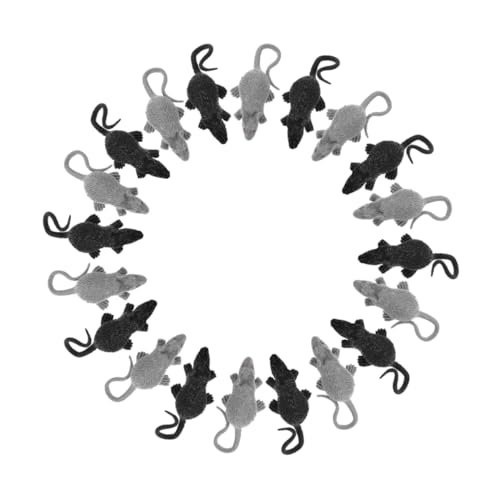 Gatuida 24 Stück Teiliges Realistische Ratten Halloween Deko Gruseliges Tier Lustige Fake Mäuse für Party Streiche und Schaurige Atmosphäre Gatuida 24 Stück Teiliges Realistische Ratten Halloween Deko Gruseliges Tier Lustige Fake Mäuse für Party Streiche und Schaurige Atmosphäre von Gatuida