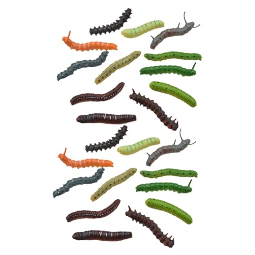 Gatuida 24 Stück Teiliges Realistischer Raupen Ungiftigem Material Dekorative Insektenfiguren für Haus und Garten Witzige Landschaftsaccessoires für Sammler Gatuida 24 Stück Teiliges Realistischer Raupen Ungiftigem Material Dekorative Insektenfiguren für Haus und Garten Witzige Landschaftsaccessoires für Sammler von Gatuida