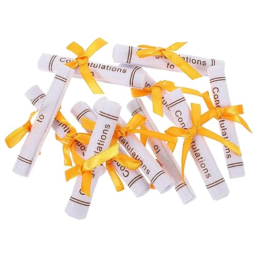 Gatuida 25 Stück Dekoration der Abschlusssaison Mini Puppe Abschluss Stofftier klein büro Dekoration Office Decoration Abschlusssaison-Souvenir-Ornament Mikrolandschaftsornament Vlies von Gatuida