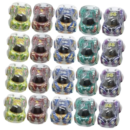 Gatuida 25 Stück Teiliges Mini Pull Back Auto für Kompakte Kunststoffmodelle Leicht und Robust für Jungen und Mädchen Fördert Spielerisch Motorik und Fantasie von Gatuida