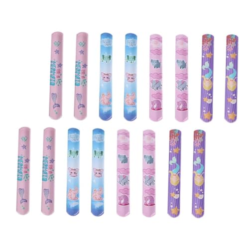 Gatuida 25 Stück Teiliges PVC Schnapparmband Kinderarmbänder Slap Bracelets Party Mitgebsel für Jungen und Mädchen Flexibles Robustes Material Verstellbar Spaßiger Modeschmuck Gatuida 25 Stück Teiliges PVC Schnapparmband Kinderarmbänder Slap Bracelets Party Mitgebsel für Jungen und Mädchen Flexibles Robustes Material Verstellbar Spaßiger Modeschmuck von Gatuida
