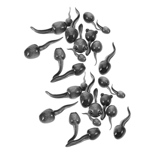 Gatuida 26 Stück Miniatur Kaulquappen Figuren Resin Kaulquappen Ornamente für Mikro Landschaften Bonsai Dekorationen und Kreative DIY Projekte für Garten und Balkon von Gatuida
