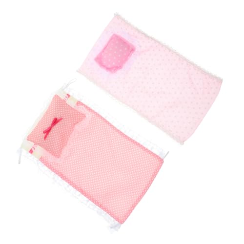 Gatuida 2Sätze Puppenhaus Bettwäsche Set Teiliges Mini Bettzubehör mit Kissen und Bettlaken Puppenhaus Schlafzimmer Realistische Details Gatuida 2Sätze Puppenhaus Bettwäsche Set Teiliges Mini Bettzubehör mit Kissen und Bettlaken Puppenhaus Schlafzimmer Realistische Details von Gatuida