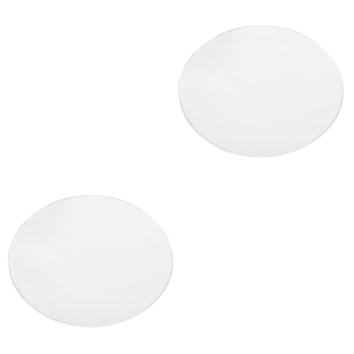 Gatuida 2St Bikonvexer -Kind-Spiegel Konkave Linse Prisma Prismenlicht optisches Linsenset Teleskop-Objektive Linse doppelt konvex transparente konvexe Linse Konvexe Linse klein Glas von Gatuida