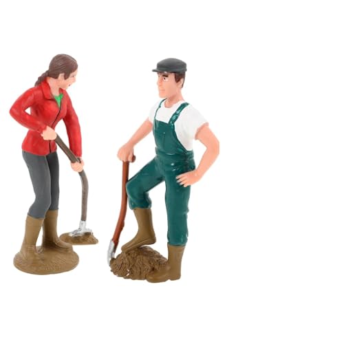 Gatuida 2Stücke Bauernfiguren Realistische Charaktere für Rollenspiele Dekoration für Bücherregale und Ausstellungsräume für Familie Gatuida 2Stücke Bauernfiguren Realistische Charaktere für Rollenspiele Dekoration für Bücherregale und Ausstellungsräume für Familie von Gatuida