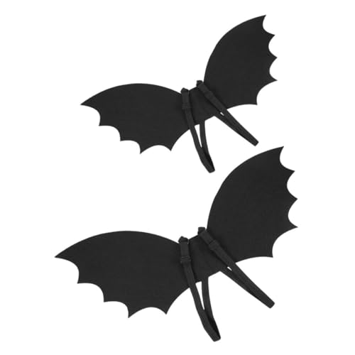 Gatuida 2Stücke Fledermausflügel Kostüm für Realistisches Design Verwobenem für Halloween und Kindergeburtstagsfeiern Einfach Vielseitig Einsetzbar von Gatuida