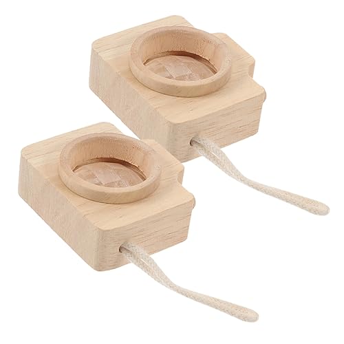 Gatuida 2Stücke Teiliges Holzkamera mit Bienenaugen Fördert Motorisches und Kreativität für Jungen und Langlebig und Unterhaltsam von Gatuida