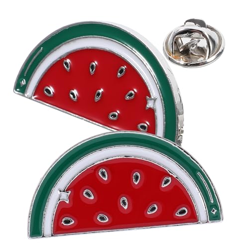 Gatuida 2Stücke Wassermelonen Brosche Aus Legierung Kreative Schalklammern Schmuck Für Revers Fruchtige Anstecknadel Für Damenbekleidung Einzigartiges Accessoire Gatuida 2Stücke Wassermelonen Brosche Aus Legierung Kreative Schalklammern Schmuck Für Revers Fruchtige Anstecknadel Für Damenbekleidung Einzigartiges Accessoire von Gatuida
