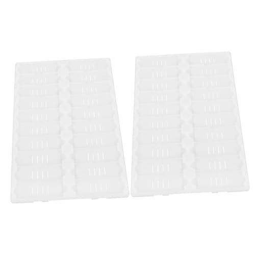 Gatuida 2st Objektträgertrocknungsplatte Einmachglasdeckel Folien Handmikroskop Für Mini- Für Miniskop Gestell Für Mikroskop-objektträger Klein Weiß Plastik von Gatuida