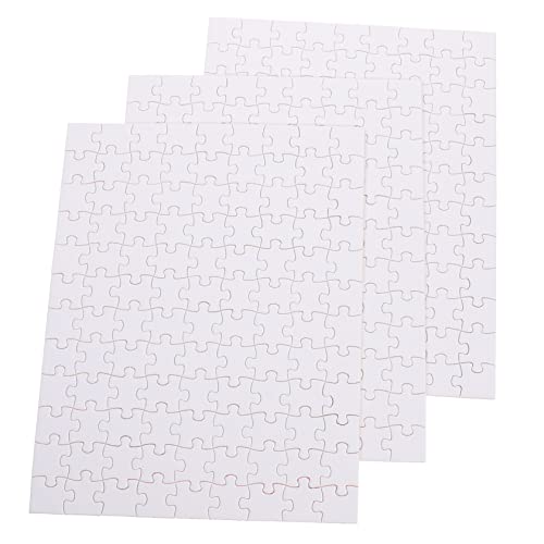 Gatuida 3 Blätter Holzpuzzle DIY Leerpuzzle Rohlinge Jigsaw Puzzles Kindergeburtstagsgeschenk Unvollendet Zeichnen Auf Puzzleform Puzzlebrett Aus Einfachem von Gatuida