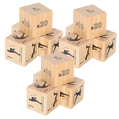 Gatuida 3 Sätze Holzwürfel für Fitness und Yoga Teiliges Sportspiel für Zuhause Unterhaltsame Workout Würfel für Training und Spiele Vielseitig Einsetzbar Sicher und Langlebig Gatuida 3 Sätze Holzwürfel für Fitness und Yoga Teiliges Sportspiel für Zuhause Unterhaltsame Workout Würfel für Training und Spiele Vielseitig Einsetzbar Sicher und Langlebig von Gatuida