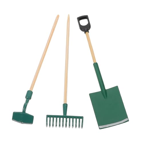 Gatuida 3 Sätze Maßstab Miniatur Gartenset mit Schaufel Rechen Hacke für Puppenhaus Deko Sukkulenten Pflanzen Leicht Robust Pädagogisch Gatuida 3 Sätze Maßstab Miniatur Gartenset mit Schaufel Rechen Hacke für Puppenhaus Deko Sukkulenten Pflanzen Leicht Robust Pädagogisch von Gatuida