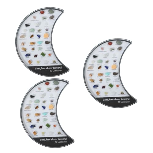 Gatuida 3 Sätze natürliches Erz für den einzug rohsteine the gems rockig geschke Geode Becher Edelsteine Mondstein mineralisches unregelmäßiges Steindekor Erze lehren Naturstein Gatuida 3 Sätze natürliches Erz für den einzug rohsteine the gems rockig geschke Geode Becher Edelsteine Mondstein mineralisches unregelmäßiges Steindekor Erze lehren Naturstein von Gatuida