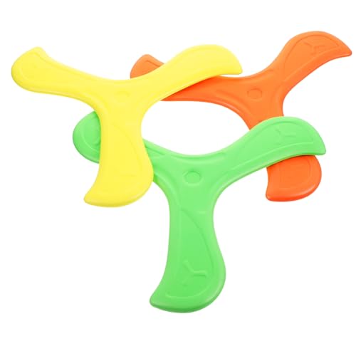 Gatuida 3 Stck Teiliges Boomerang aus Langlebigem Eva Schaum Leicht und Einfach zu Werfen Buntes Outdoor Wurfspielzeug für Jungen und Mädchen für Camping und Freizeitspaß Zufällige Farbe von Gatuida