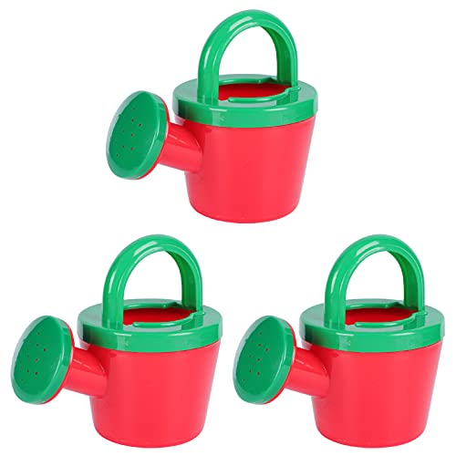 Gatuida 3 Stück Gießkanne giesskanne kindergiesßkanne Outdoor- für Garten Wasser kann Sprühbewässerungstopf -Shampoo-Topf Strandspielzeug für pp rot von Gatuida