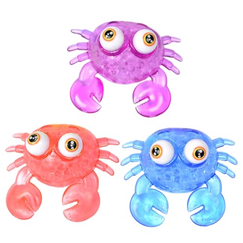 Gatuida 3 Stück Tragbare Squeeze Spielzeuge für Kinder Verschleißfestes Druckspielzeug Lustiges Stressspielzeug in Krabbenform für Stressabbau und Entspannung Gatuida 3 Stück Tragbare Squeeze Spielzeuge für Kinder Verschleißfestes Druckspielzeug Lustiges Stressspielzeug in Krabbenform für Stressabbau und Entspannung von Gatuida