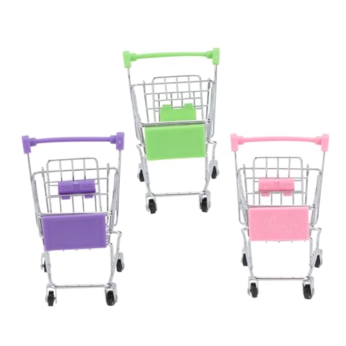 Gatuida 3 Stück Mini Einkaufswagen Spielzeugset für Teiliges und Grün Rollenspiel Trolley aus für Spielküche und Bürozubehör Gatuida 3 Stück Mini Einkaufswagen Spielzeugset für Teiliges und Grün Rollenspiel Trolley aus für Spielküche und Bürozubehör von Gatuida