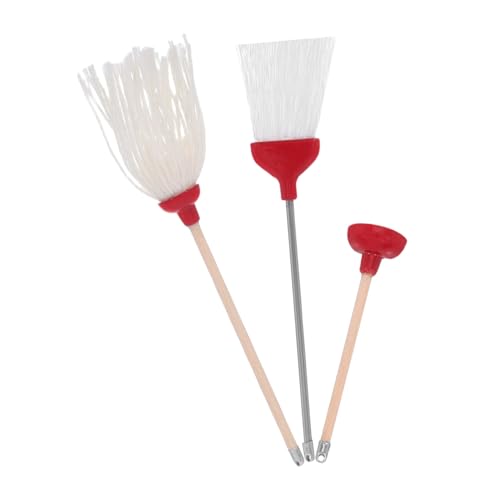 Gatuida 3 Stück Mini-Reinigungswerkzeug rote Badezimmeraccessoires Dollhouse -Lieferungen Puppenhaus -Mopp und Besen Puppenhausartikel Zubehör Puppenhauszubehör und Möbel Plastik Gatuida 3 Stück Mini-Reinigungswerkzeug rote Badezimmeraccessoires Dollhouse -Lieferungen Puppenhaus -Mopp und Besen Puppenhausartikel Zubehör Puppenhauszubehör und Möbel Plastik von Gatuida
