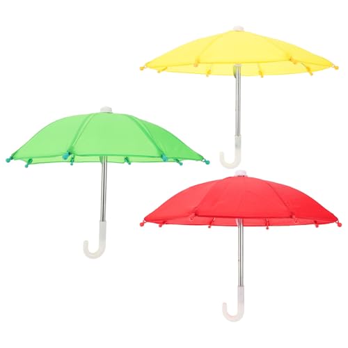 Gatuida 3 Stück Miniatur Puppenhaus Regenschirme aus Robustem Material Stilvolle Dekoration für Kleine Häuser Bunte Mini schirme Rot Gelb Grün als Puppenzubehör Gatuida 3 Stück Miniatur Puppenhaus Regenschirme aus Robustem Material Stilvolle Dekoration für Kleine Häuser Bunte Mini schirme Rot Gelb Grün als Puppenzubehör von Gatuida