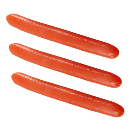 Gatuida 3 Stück Realistisches Hot Dog Modell PVC Fake Food Lebensechte Wurst Deko für Küche Restaurant Fensterdekoration Party Fotografie Requisiten Vielseitig Einsetzbar Gatuida 3 Stück Realistisches Hot Dog Modell PVC Fake Food Lebensechte Wurst Deko für Küche Restaurant Fensterdekoration Party Fotografie Requisiten Vielseitig Einsetzbar von Gatuida