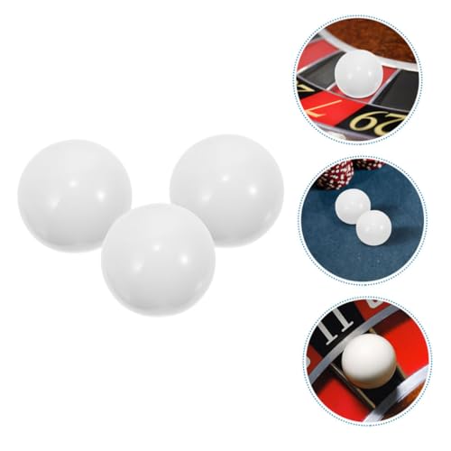 Gatuida 3 Stück Roulette perlen aus Widerstandsfähigem Resin Drehbare Spielradkugeln für Festival Partyspiele Ersatzkugeln für Roulette spielzubehör Stabile und Elegante Spielkugeln von Gatuida