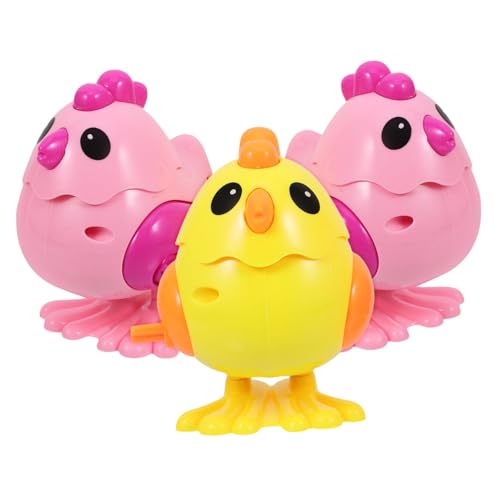 Gatuida 3 Stück Springendes Hühnerspielzeug Kleinkindgeschenke Kinderspielzeug Kindergeschenke Für Kleinkinder Aufziehspielzeug Huhn Kleinkindspielzeug Aufzieh Hühnerspielzeug von Gatuida