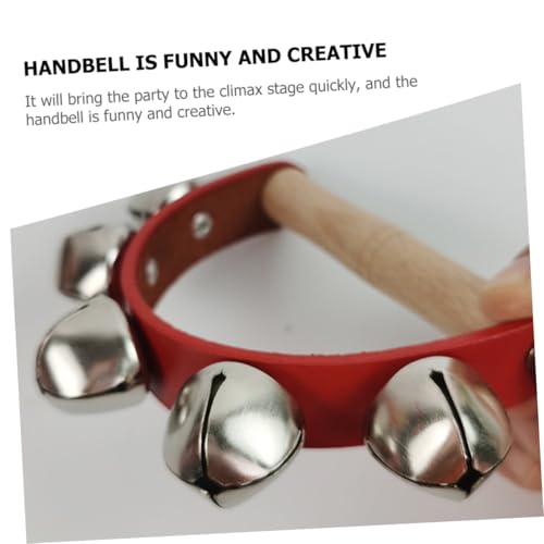 Gatuida 3 Stück Tamburin Teiliges Handheld Percussion Instrument Handglocke Party Musikspielzeug Leicht Tragbar für Junge Mädchen und Geburtstags und Festtagsfeier von Gatuida