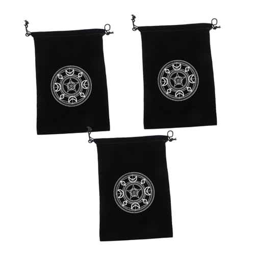 Gatuida 3 Stück Tarot Karten Aufbewahrungsbeutel Pentagramm Muster Kordelzug Beutel für Tarotkarten und Orakelkarten Kompakte Langlebige Aufbewahrungstaschen für Wahrsager und Kartenleger Gatuida 3 Stück Tarot Karten Aufbewahrungsbeutel Pentagramm Muster Kordelzug Beutel für Tarotkarten und Orakelkarten Kompakte Langlebige Aufbewahrungstaschen für Wahrsager und Kartenleger von Gatuida