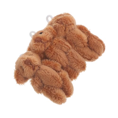 Gatuida Plüsch-Miniatur-bärenfiguren – 3 Mini-Figuren Für Mädchen Dekorative Mini-bärenpuppen Perfekt Als Tischdekoration Für Partys von Gatuida