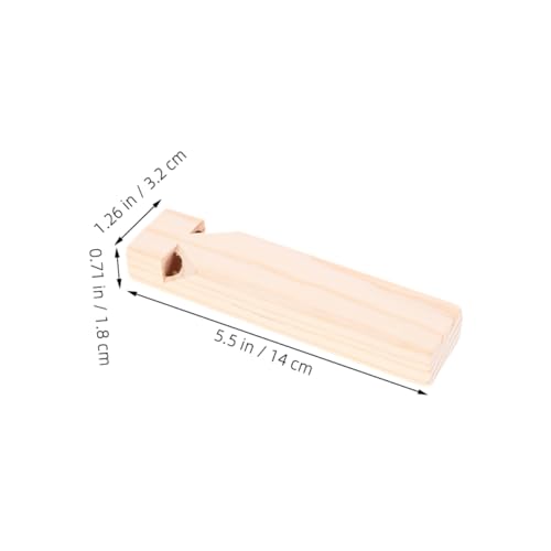 Gatuida 3 Stück Teiliges DIY Holz Zugpfeifen Bemalbares Orff Musikinstrument für Fördert Kreativität und Hand Augen Koordination Musikspielzeug und Partyzubehör für Kleine Musiker von Gatuida
