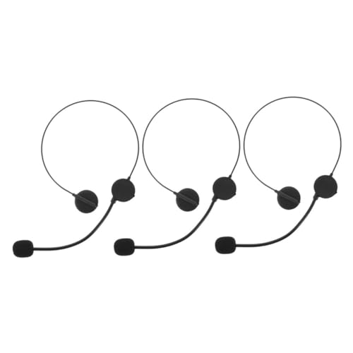 Gatuida 3 Stück Teiliges Mikrofon Headset Kostümzubehör Cosplay Accessoire für und für Karneval und Verkleidungen Gatuida 3 Stück Teiliges Mikrofon Headset Kostümzubehör Cosplay Accessoire für und für Karneval und Verkleidungen von Gatuida