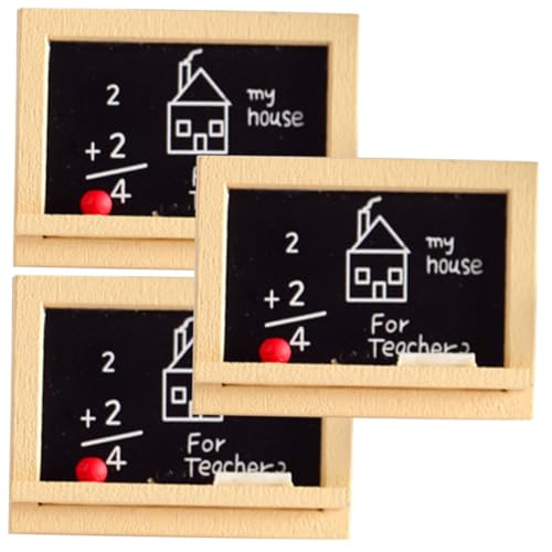 Gatuida 3 Stück Teiliges Mini Schwarzes Brett für Puppenhaus Robustes Leichtes Holzmodell Detailreiches Zubehör für Kindgerechtes Puppenhaus Niedliche Tafel für Kreative Spielwelten Gatuida 3 Stück Teiliges Mini Schwarzes Brett für Puppenhaus Robustes Leichtes Holzmodell Detailreiches Zubehör für Kindgerechtes Puppenhaus Niedliche Tafel für Kreative Spielwelten von Gatuida