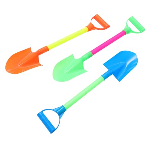 Gatuida 3 Stück Teiliges Sandspielzeug Strandspielzeug Kunststoff Schaufeln Vielseitig für Schnee Wasserspiele Outdoor Mädchen Jungen Zufällige Farbe Zufällige Farbe von Gatuida