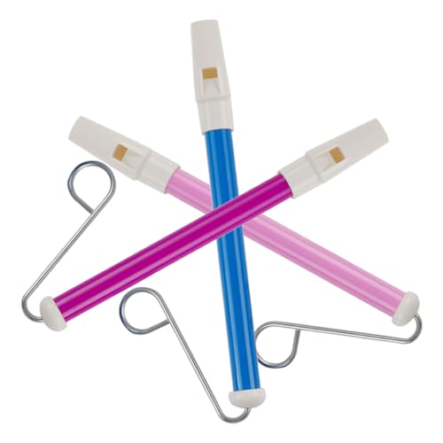 Gatuida 3 Stück Teiliges Slide Whistle für Lustiges Musikspielzeug Kreativität Leicht und Tragbar für Musikalisches Lernen und Muskeltraining Blau Lila von Gatuida