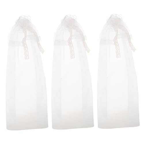 Gatuida 3 Stücke Teiliges Doll Wedding Gauze Veil Miniatur Brautschleier aus Tüll mit Spitzenrand Ersatzbares Zubehör für Puppen-hochzeitskostüme Kreatives DIY für Puppen-Fotografie und Gatuida 3 Stücke Teiliges Doll Wedding Gauze Veil Miniatur Brautschleier aus Tüll mit Spitzenrand Ersatzbares Zubehör für Puppen-hochzeitskostüme Kreatives DIY für Puppen-Fotografie und von Gatuida