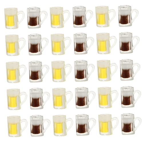 Gatuida 30 Stück Bierbecher Resin Bier Modelle für Puppenhaus Dekoration DIY Bier Accessoires für Bastelprojekte und Schmuckgestaltung Gatuida 30 Stück Bierbecher Resin Bier Modelle für Puppenhaus Dekoration DIY Bier Accessoires für Bastelprojekte und Schmuckgestaltung von Gatuida