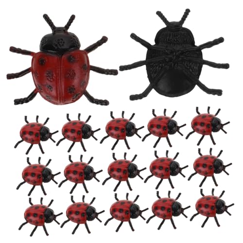 Gatuida 30 Stück Marienkäfer Modellspielzeug Marienkäfer Figur Realistische Gefälschte Marienkäfer Insekten Marienkäfer Lebensechte Marienkäfer Modelle Marienkäfer 3D von Gatuida