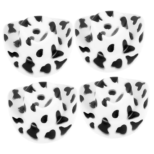 Gatuida 30 Stück Mini Cow Hats Plastische Mini Westernhüte für Party und DIY Dekoration mit Kuhdruck für Puppenhaus Kuchen und Bastelprojekte Gatuida 30 Stück Mini Cow Hats Plastische Mini Westernhüte für Party und DIY Dekoration mit Kuhdruck für Puppenhaus Kuchen und Bastelprojekte von Gatuida