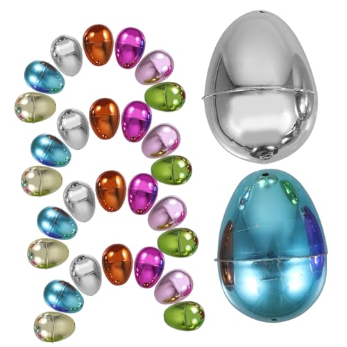 Gatuida 30 Stück Ostereier fillable easter eggs plastikenten geschenkideen ostern easter presents Jagd Stuffer Eier Dekorationen zu öffnendes Osterei Geschenkboxen zu Ostern von Gatuida