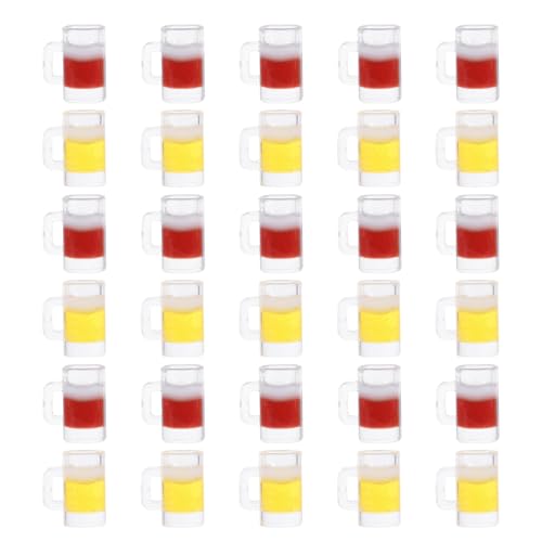 Gatuida 30 Stück Puppenhaus Bierkrüge Mini Klare Biergläser Kleine Cocktailgläser Für Bar Und Küche Spielset Resin Trinkgläser Zum Basteln Und Dekorieren Gatuida 30 Stück Puppenhaus Bierkrüge Mini Klare Biergläser Kleine Cocktailgläser Für Bar Und Küche Spielset Resin Trinkgläser Zum Basteln Und Dekorieren von Gatuida