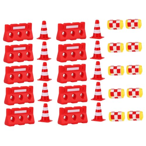 Gatuida 30 Stück Teiliges Mini Verkehrsabsperr mit Baustellenhütchen Absperrzaun und Warnbarrikaden Pädagogisches Verkehrserziehung und Feinmotorik Gatuida 30 Stück Teiliges Mini Verkehrsabsperr mit Baustellenhütchen Absperrzaun und Warnbarrikaden Pädagogisches Verkehrserziehung und Feinmotorik von Gatuida