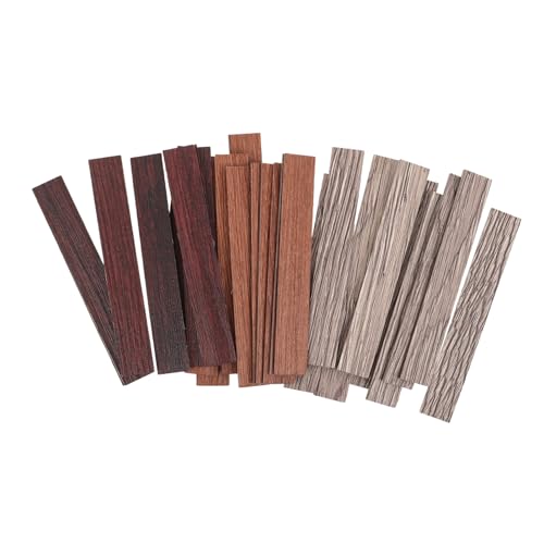 Gatuida 30 Stück Teiliges Miniatur Holzboden Selbstklebend Realistische Puppenhaus Bodenplatten Holzoptik Für Kreative DIY Projekte Und Miniatur Wohnungsdekoration von Gatuida