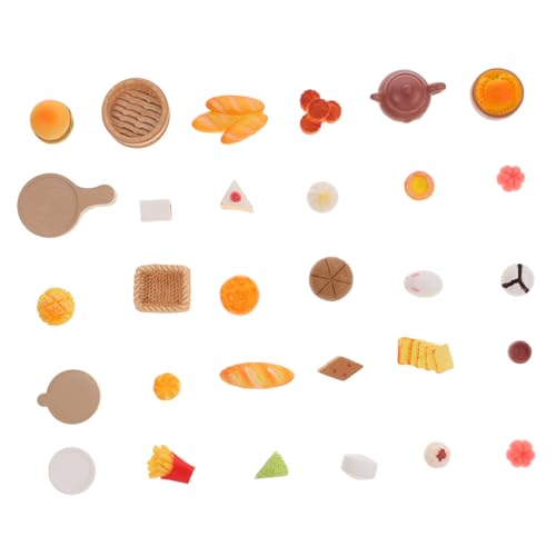 Gatuida 30 Stück Teiliges Miniatur Puppenhaus Lebensmittel Realistische Mini Food Modelle Bunte DIY Dekorationen für Puppenhaus Küche Langebige Mini Lebensmittel Ornamente Gatuida 30 Stück Teiliges Miniatur Puppenhaus Lebensmittel Realistische Mini Food Modelle Bunte DIY Dekorationen für Puppenhaus Küche Langebige Mini Lebensmittel Ornamente von Gatuida