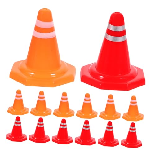 Gatuida 30 Stück Teiliges Verkehrsleitkegel aus Robustem Realistische Baustellen Absperrungen für Pädagogisches zur Verkehrserziehung und DIY Szenenbau Rot Orange Mix Gatuida 30 Stück Teiliges Verkehrsleitkegel aus Robustem Realistische Baustellen Absperrungen für Pädagogisches zur Verkehrserziehung und DIY Szenenbau Rot Orange Mix von Gatuida