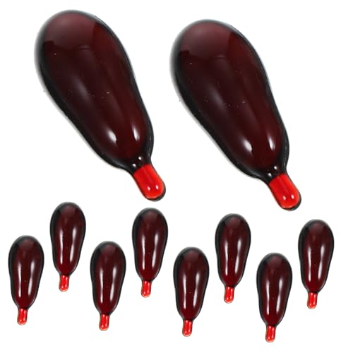 Gatuida 30Stücke Halloween Blutpillen Täuschend Echte Kunstblutkapseln für Cosplay und Partys für Aprilscherze und Schaurige Dekorationen Schwarz Rot Gatuida 30Stücke Halloween Blutpillen Täuschend Echte Kunstblutkapseln für Cosplay und Partys für Aprilscherze und Schaurige Dekorationen Schwarz Rot von Gatuida