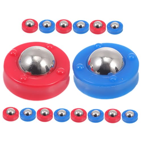 Gatuida 32 Stück Teiliges Mini Shuffleboard Zubehör mit Roten und Blauen Rollenden Kugeln Langlebiges Multifunktionales Tischspiel Equipment für Indoor Shuffleboard und Tischfußballspiele Gatuida 32 Stück Teiliges Mini Shuffleboard Zubehör mit Roten und Blauen Rollenden Kugeln Langlebiges Multifunktionales Tischspiel Equipment für Indoor Shuffleboard und Tischfußballspiele von Gatuida